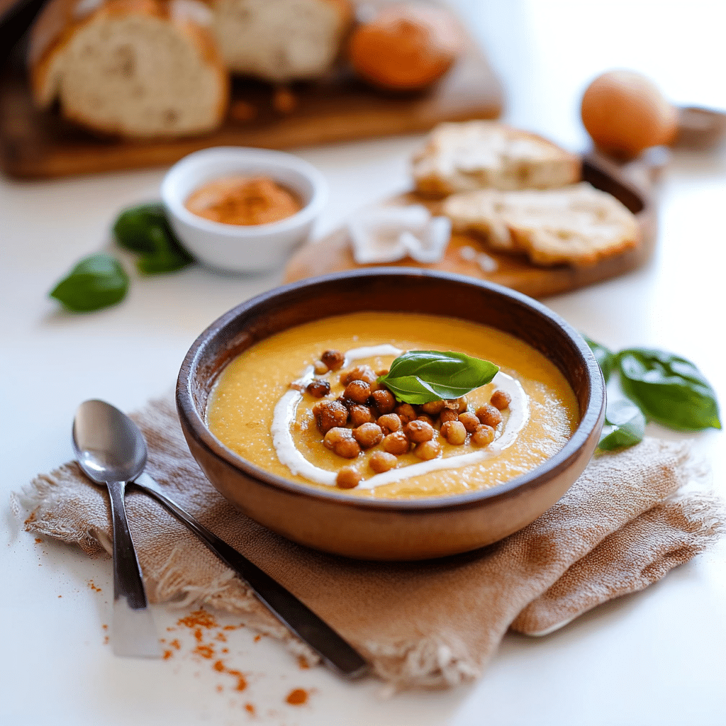 Sweet Potato Coconut Curry Soup