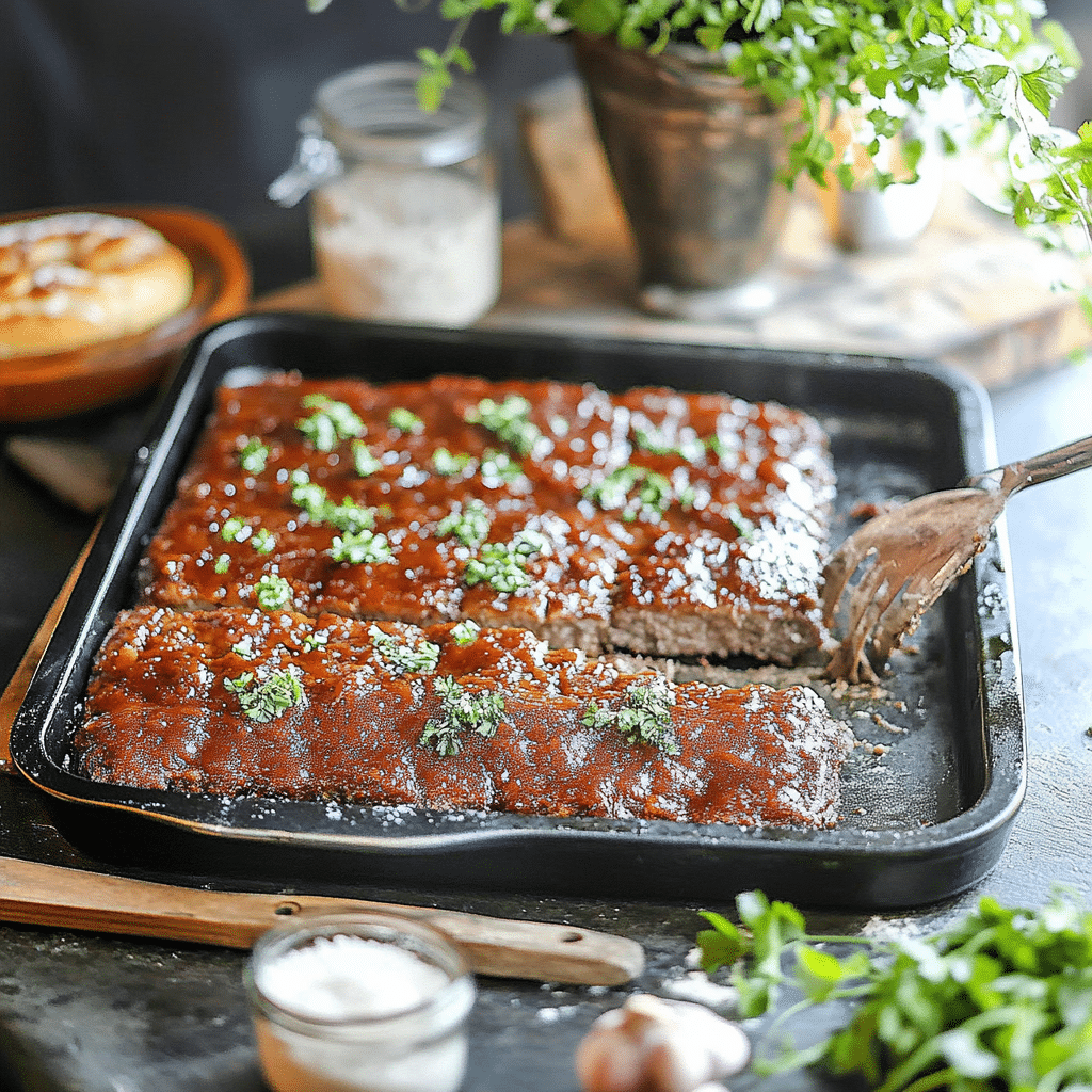 Sheet Pan Meatloaf