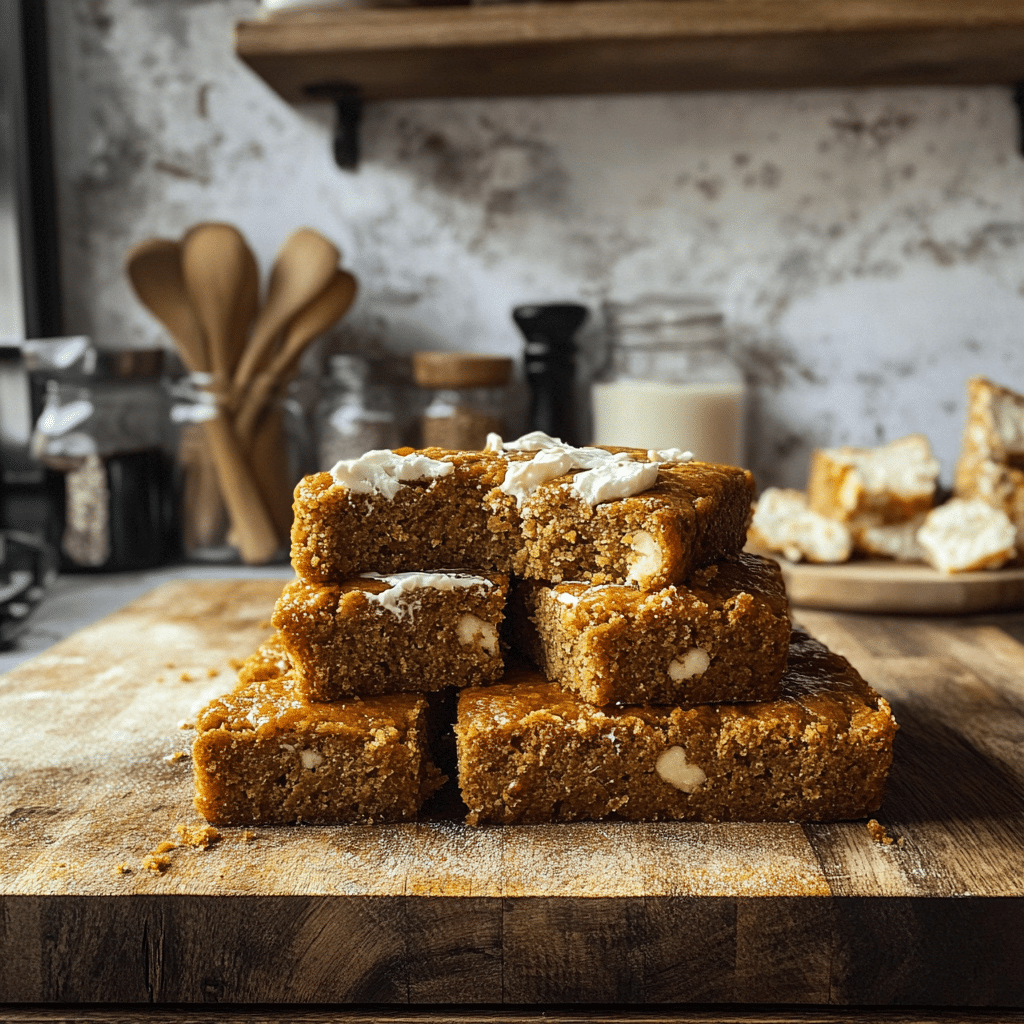 Gf Pumpkin Blondies