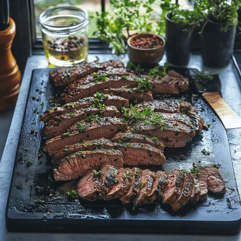 Juicy, Tender, and Flavor-Packed Flank Steak Marinade - bellieskitchen