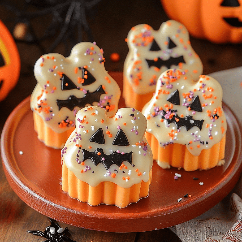 Funfetti Halloween Mini Cakes