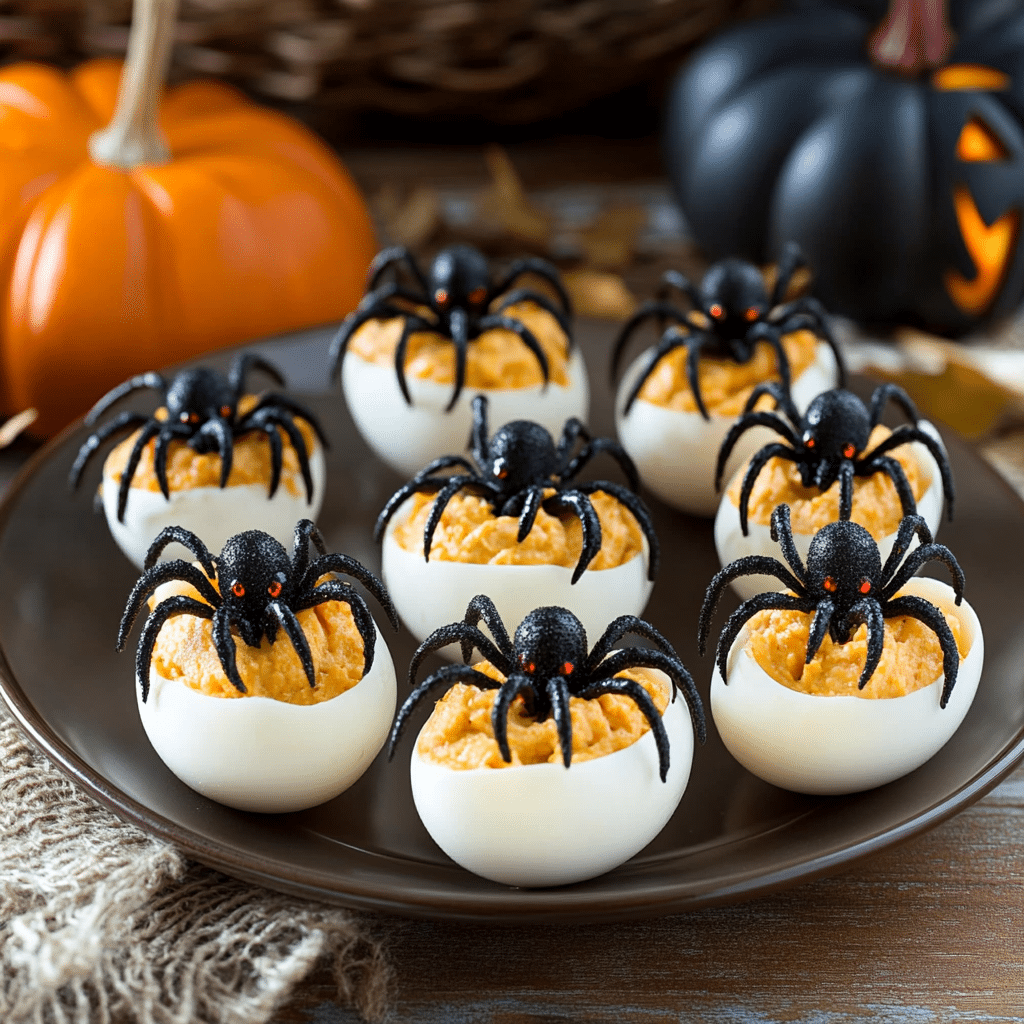Halloween Deviled Eggs