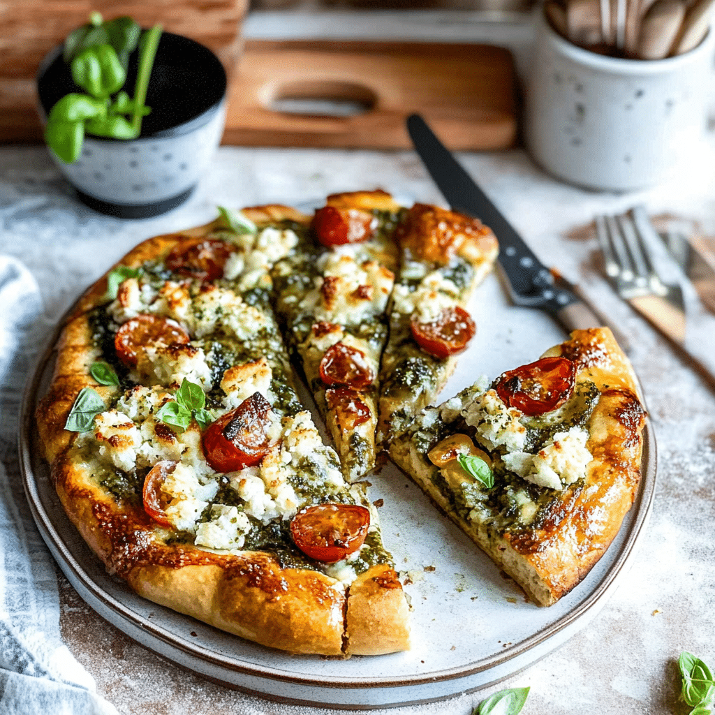 Chicken Pesto Flatbread