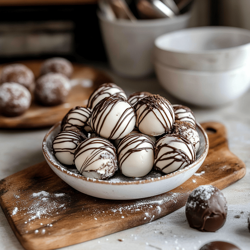 Vegan Oreo Truffles