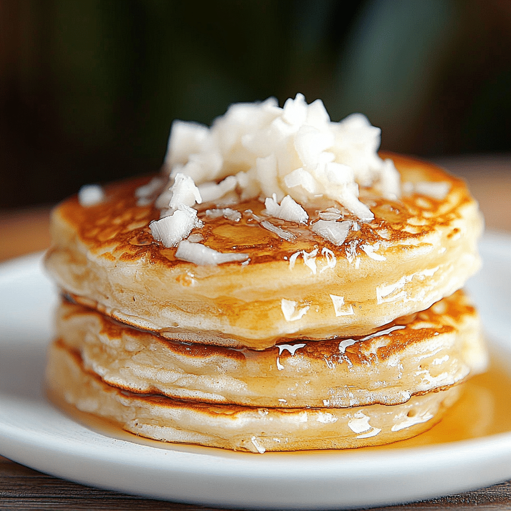 Coconut Milk Pancakes