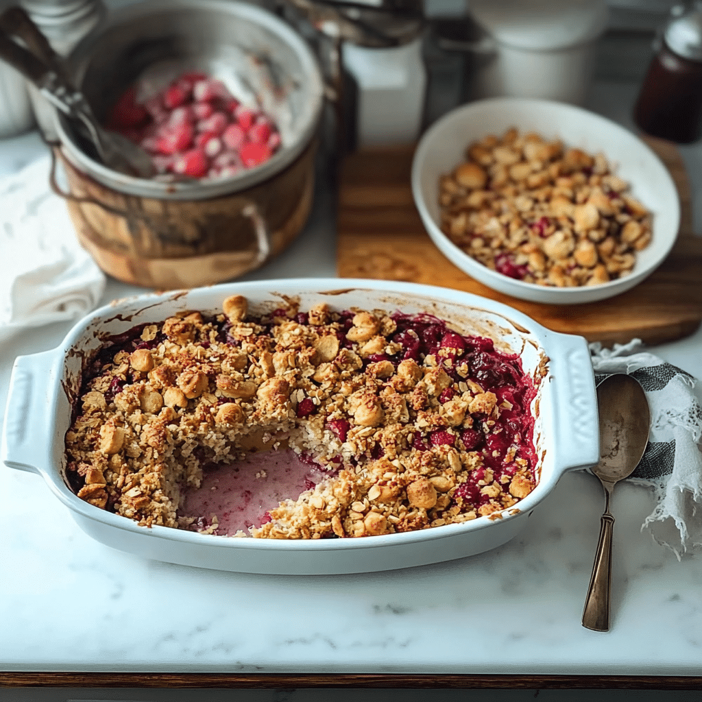 Cranberry Apple Crisp