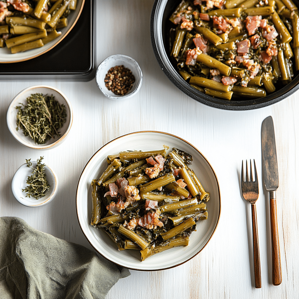 Canned Green Beans With Ham