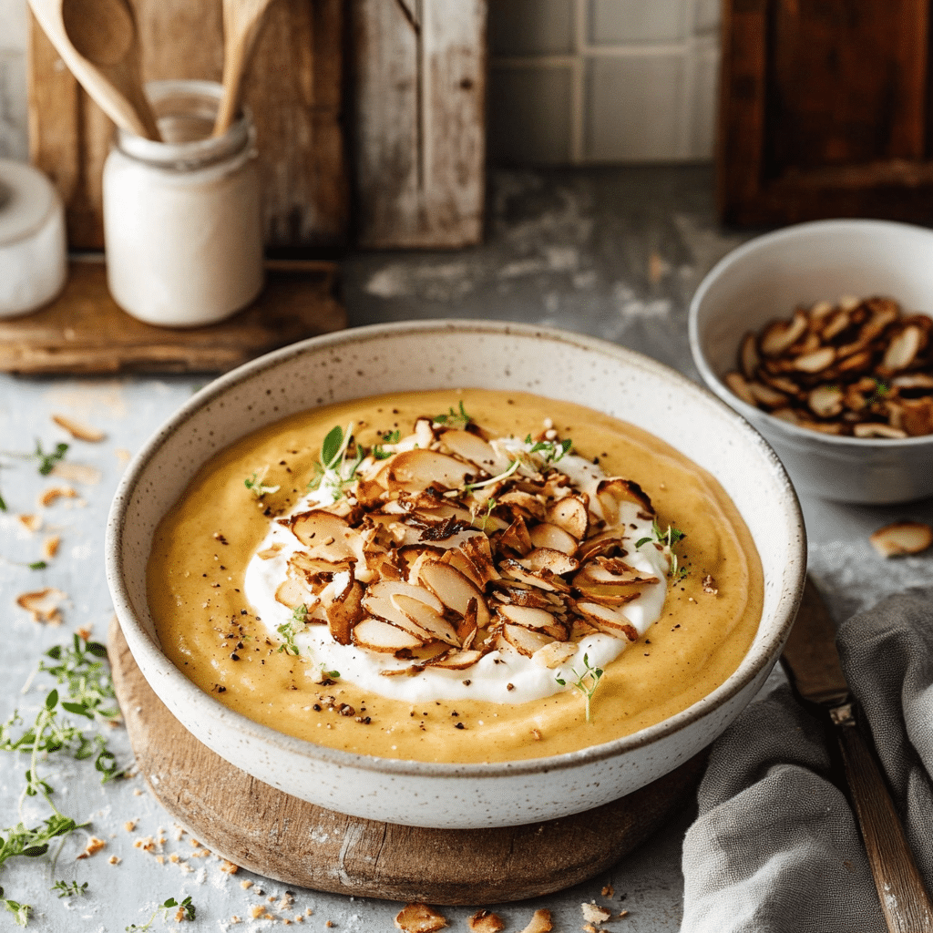 Curried Parsnip and Apple Soup
