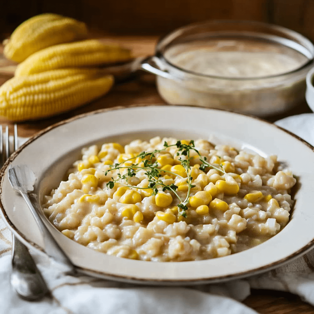 Sweet Corn Risotto Recipe