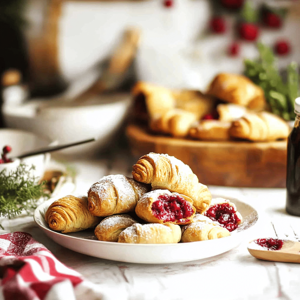Cranberry Crescent Rolls