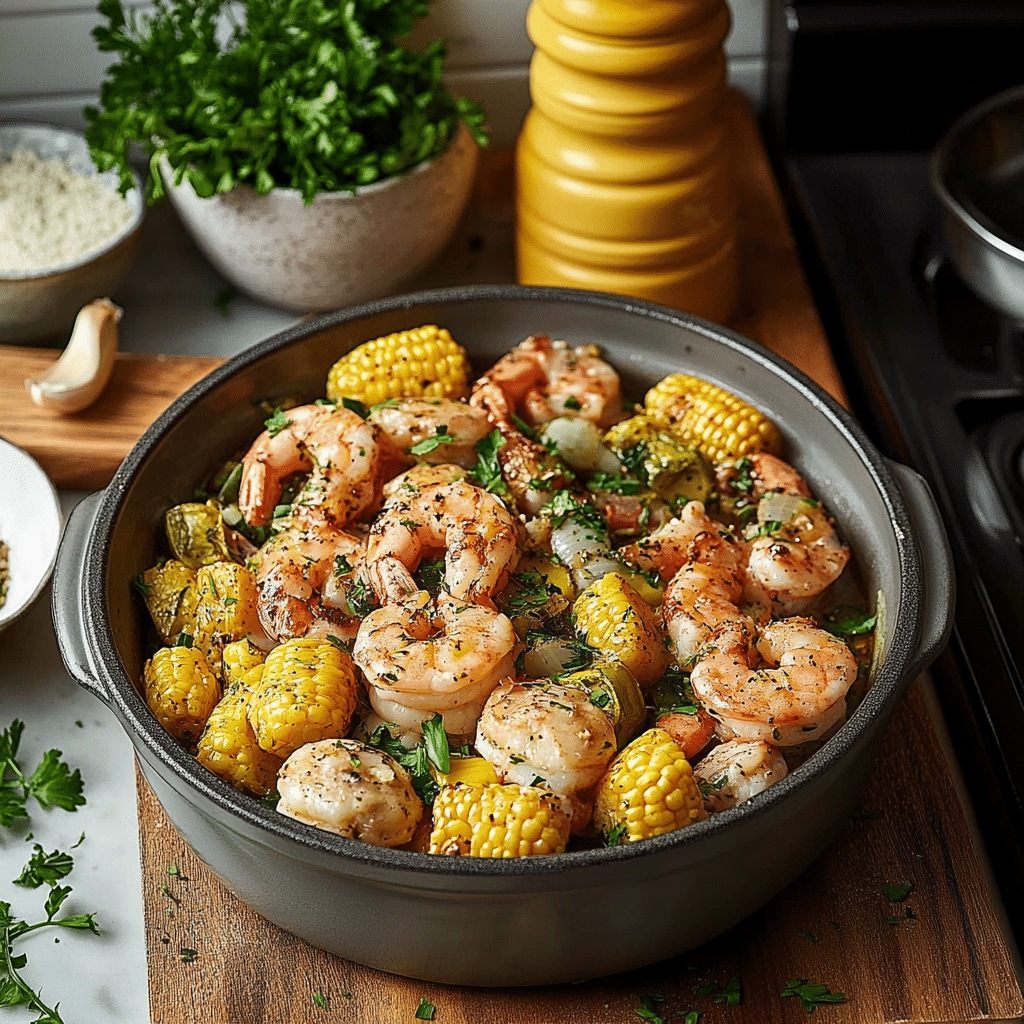 Slow Cooker Shrimp Boil