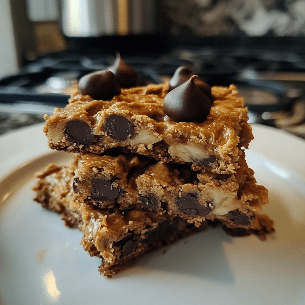 Peanut Butter Banana Bars