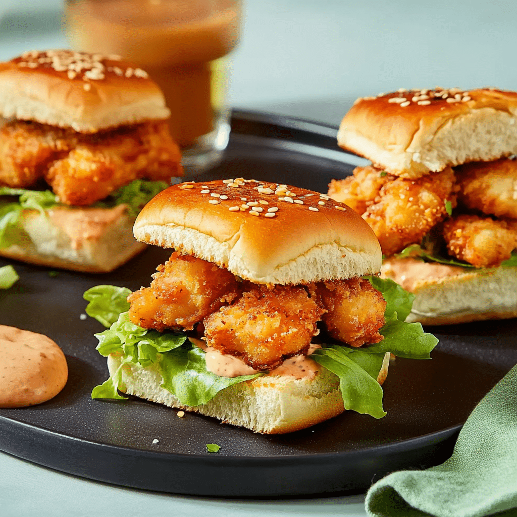 Bang Bang Chicken Sliders