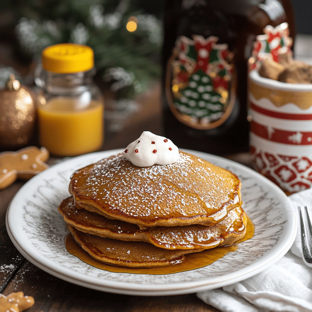 Gingerbread Pancakes