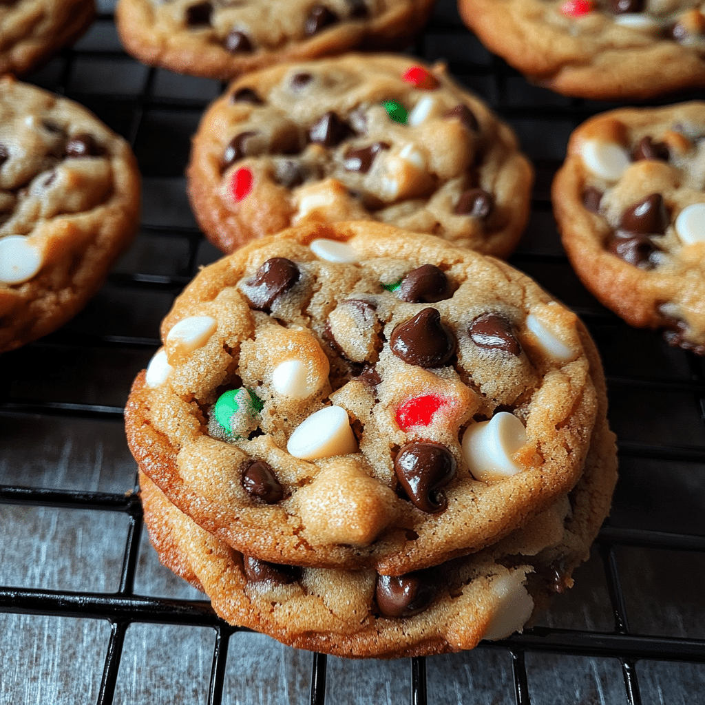 Festive, Wonderland Chocolate Chip Cookies - bellieskitchen