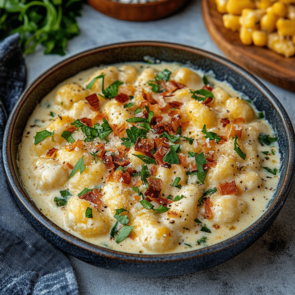 Creamy Crack Chicken Gnocchi