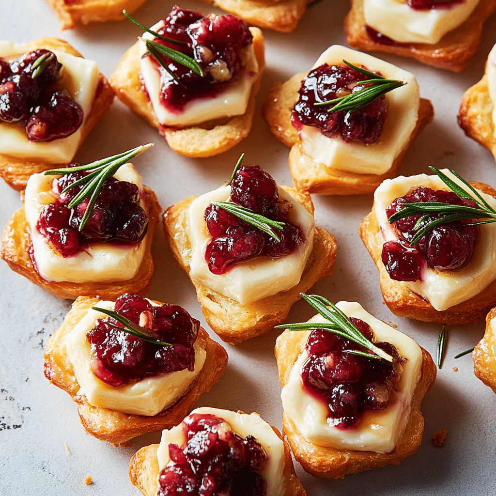 Cranberry Brie Bites