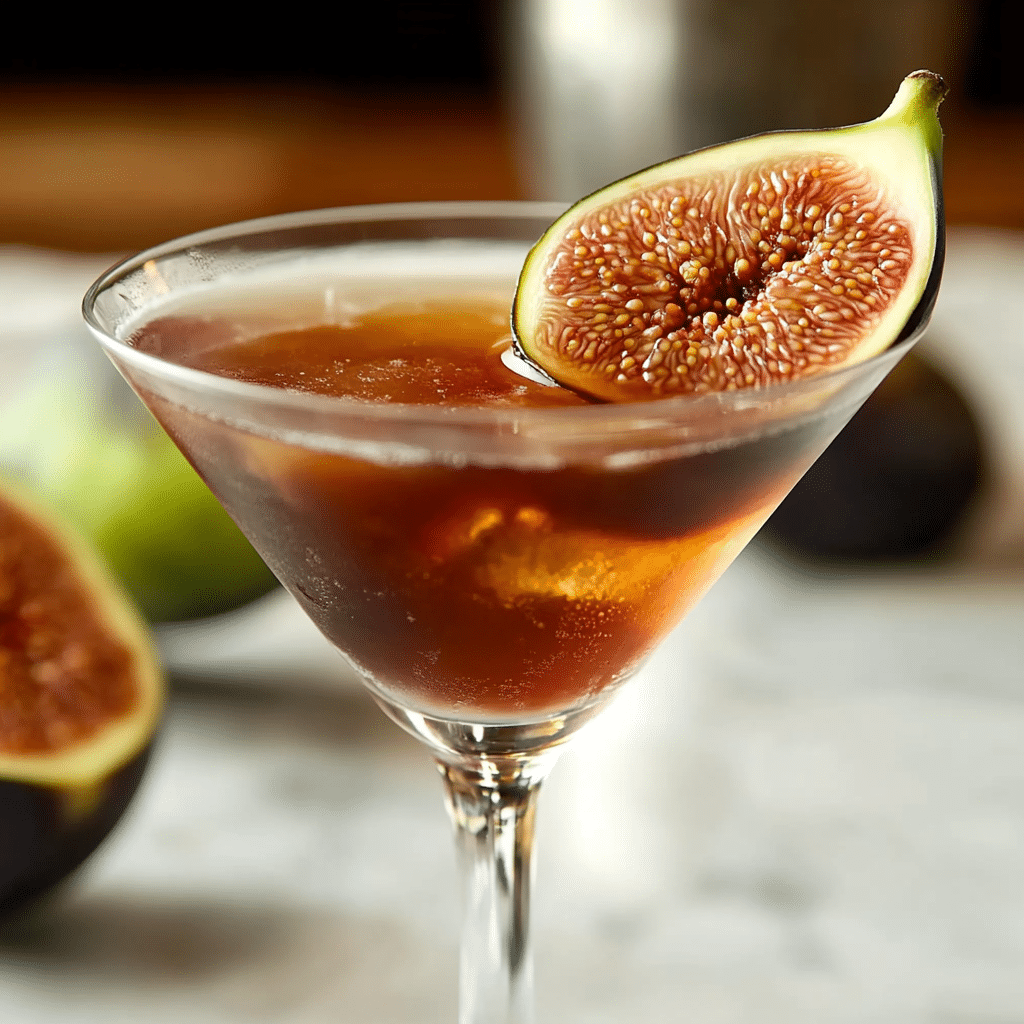 Fig Manhattan Mocktail