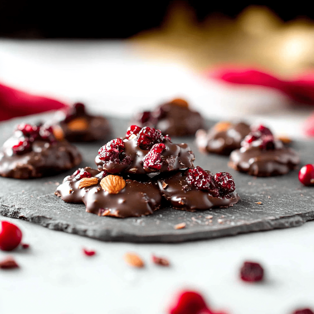 Cranberry Chocolate Clusters