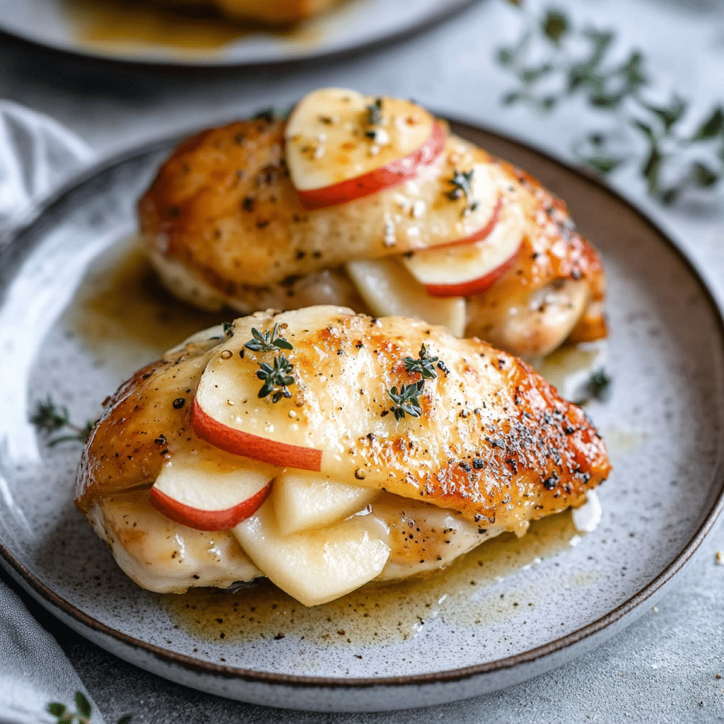 Apple and Brie Stuffed Chicken Breast