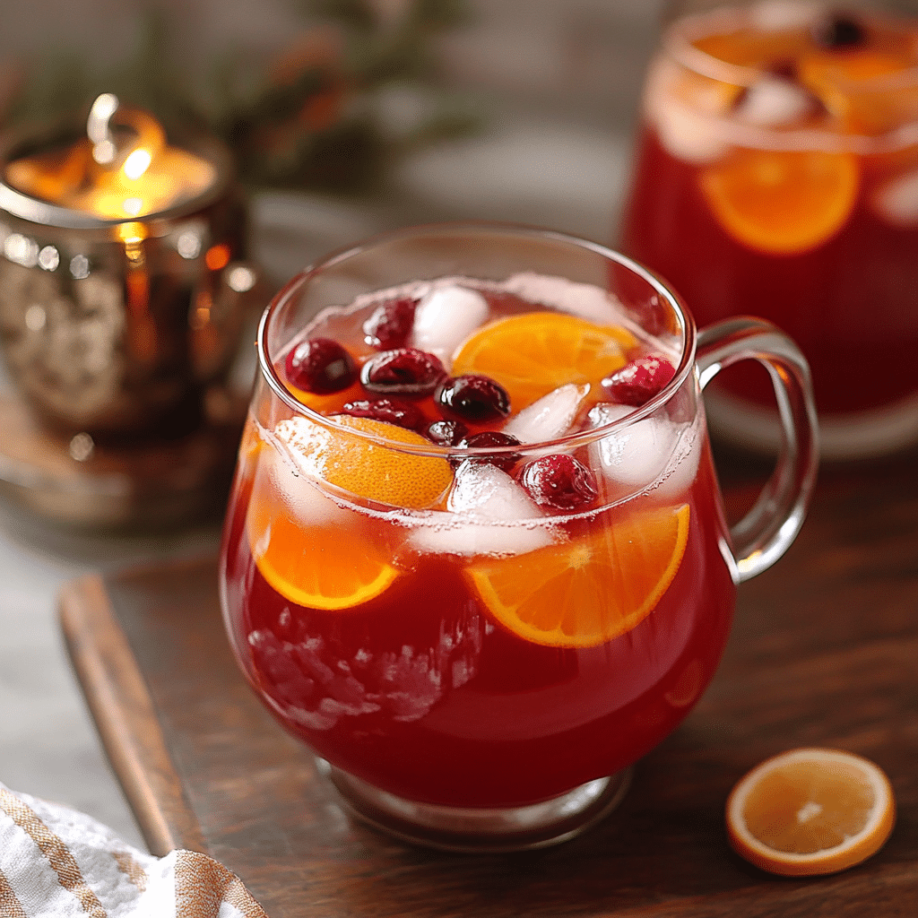 Christmas Cranberry Orange Punch