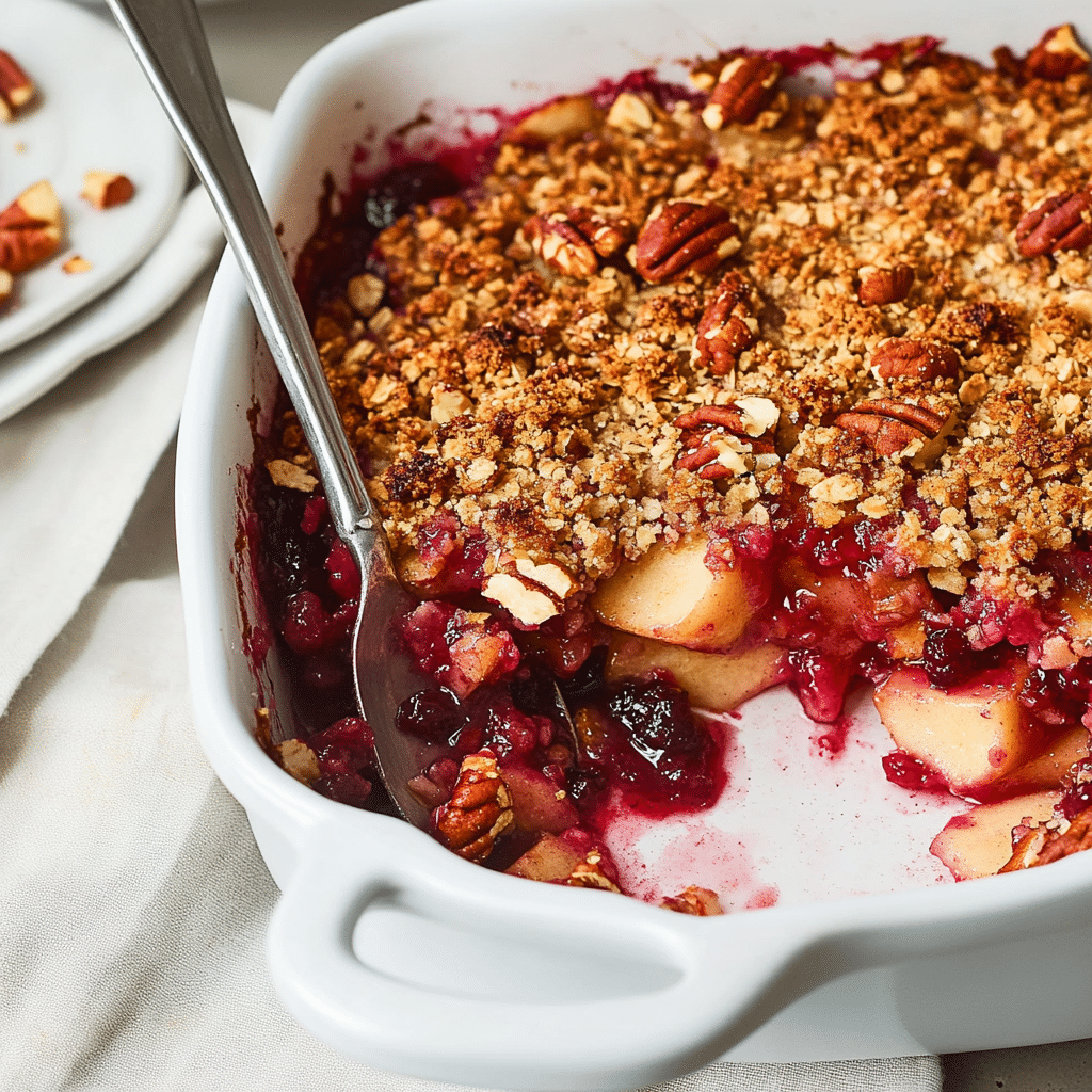 Cranberry Apple Crisp