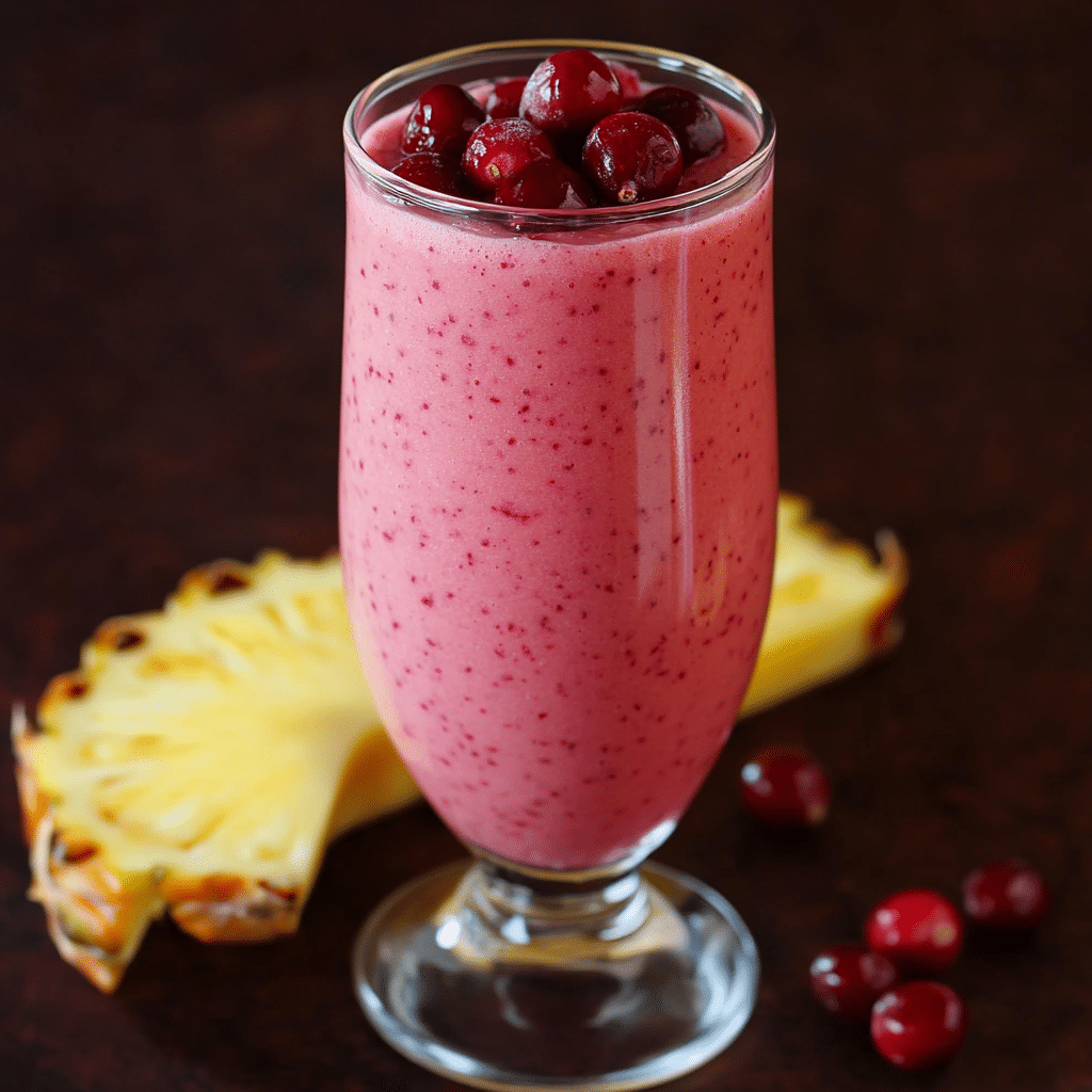 Cranberry Pineapple Smoothie
