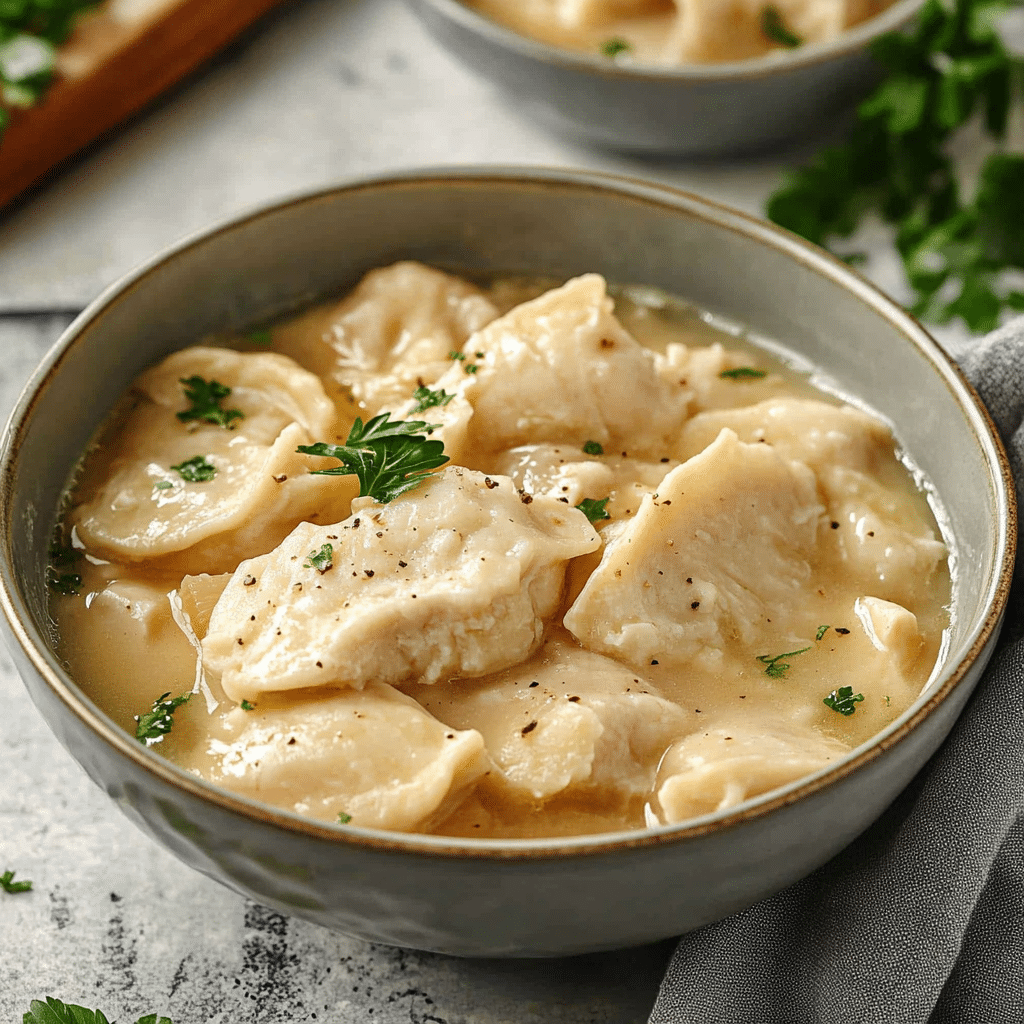 Homemade Chicken and Dumplings