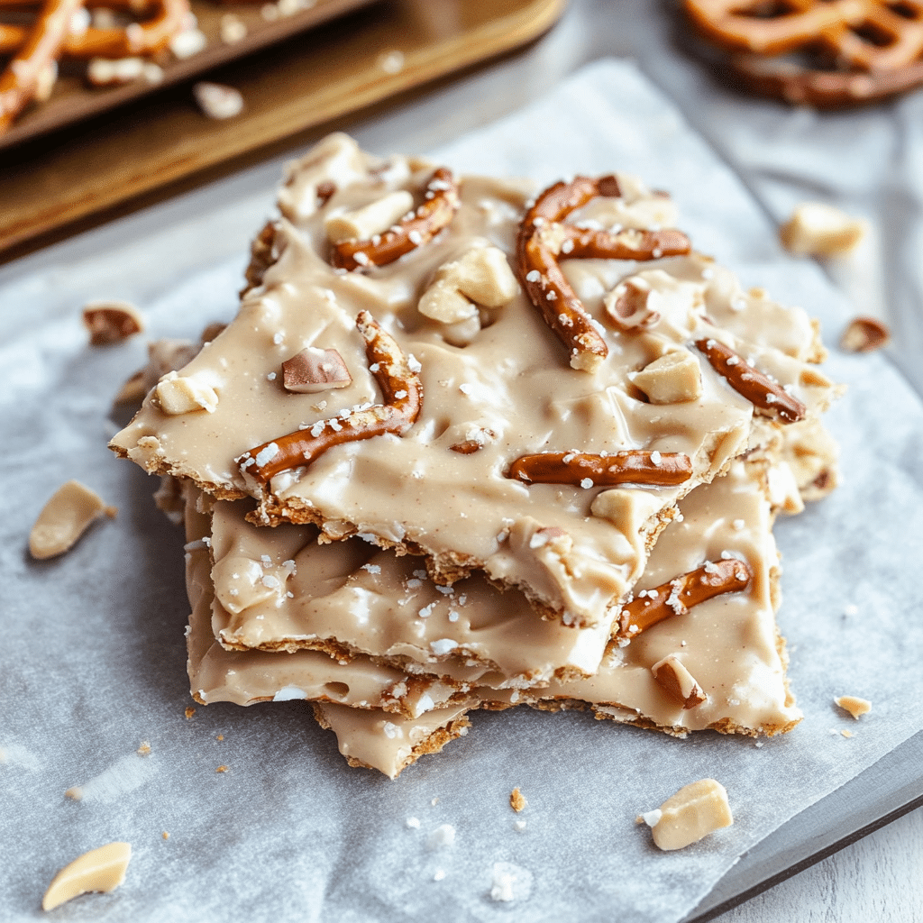 Peanut Butter Pretzel Bark