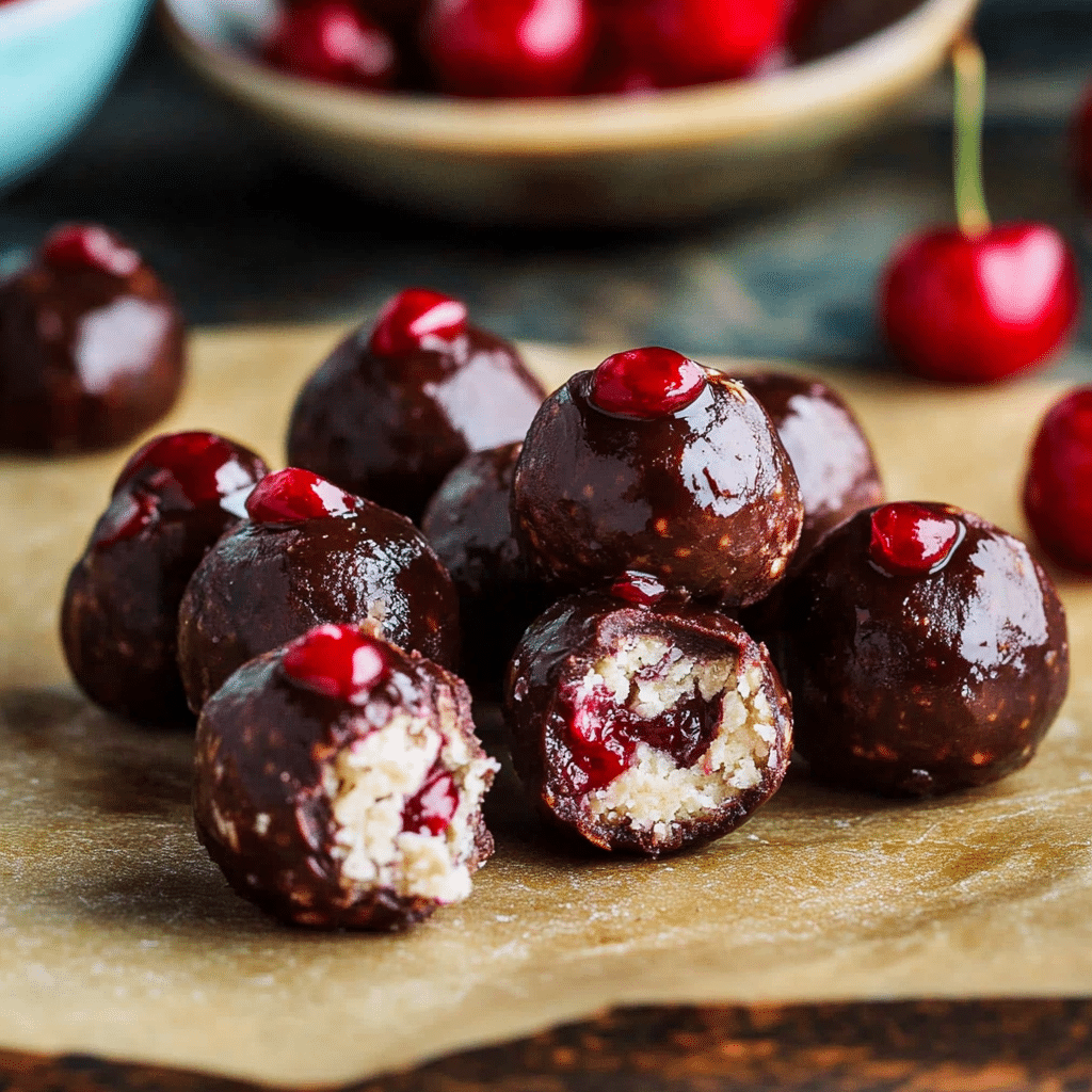 Cherry Bourbon Balls