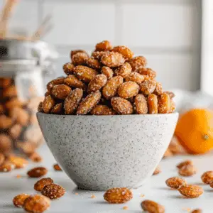 Orange Candied Almonds
