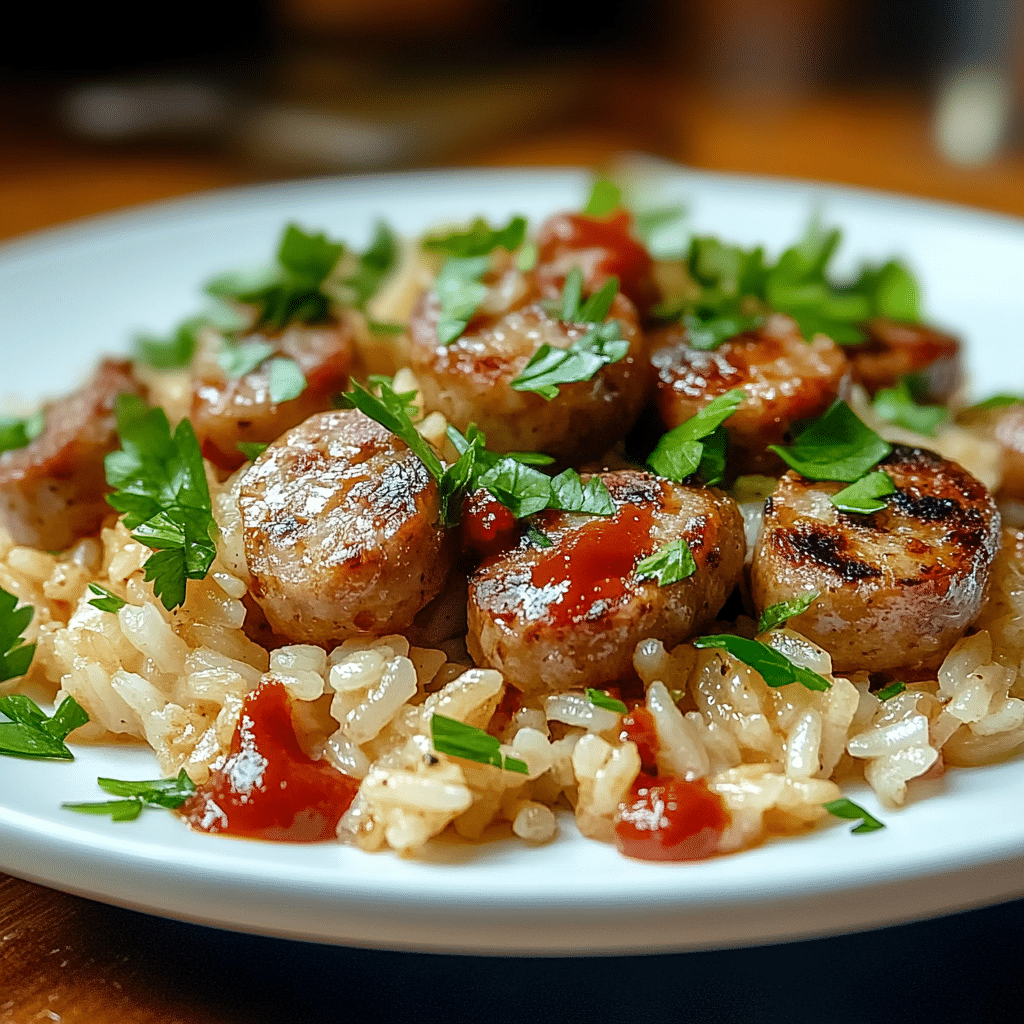 Rice and Italian Sausage