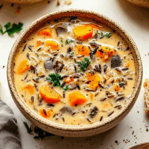 Autumn Wild Rice Soup Crock Pot