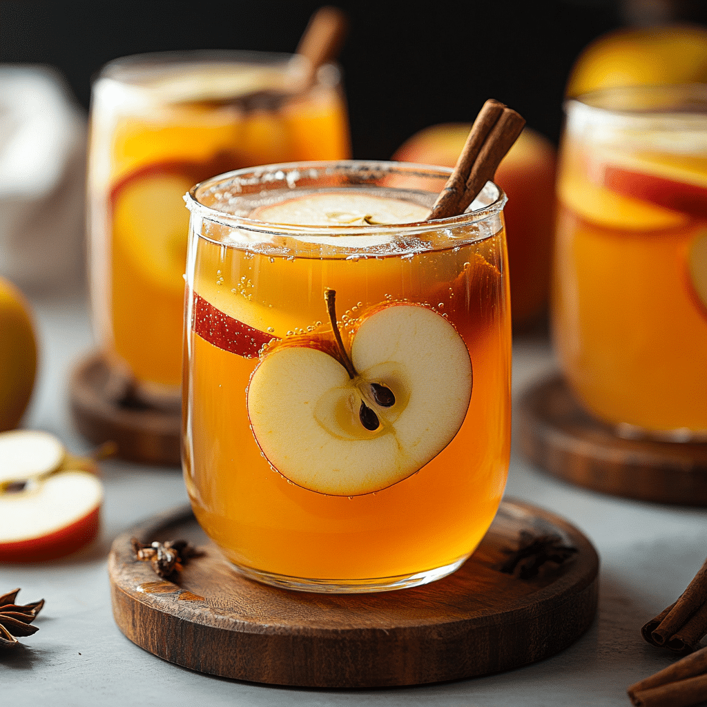Cranberry Apple Cider Mocktail