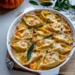 pumpkin and gouda stuffed shells