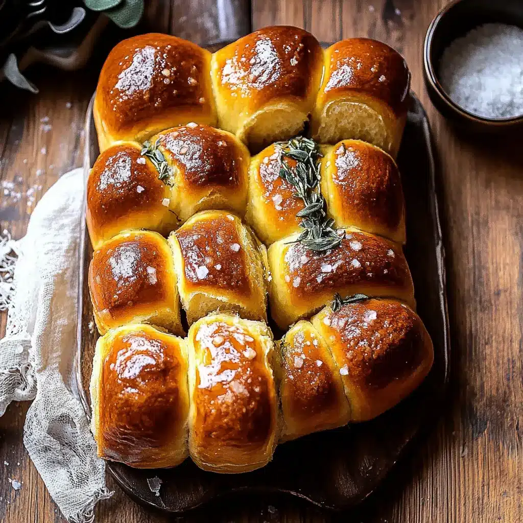Salted Sage Honey Butter Brioche Rolls