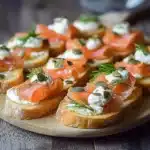 Smoked Salmon Crostini