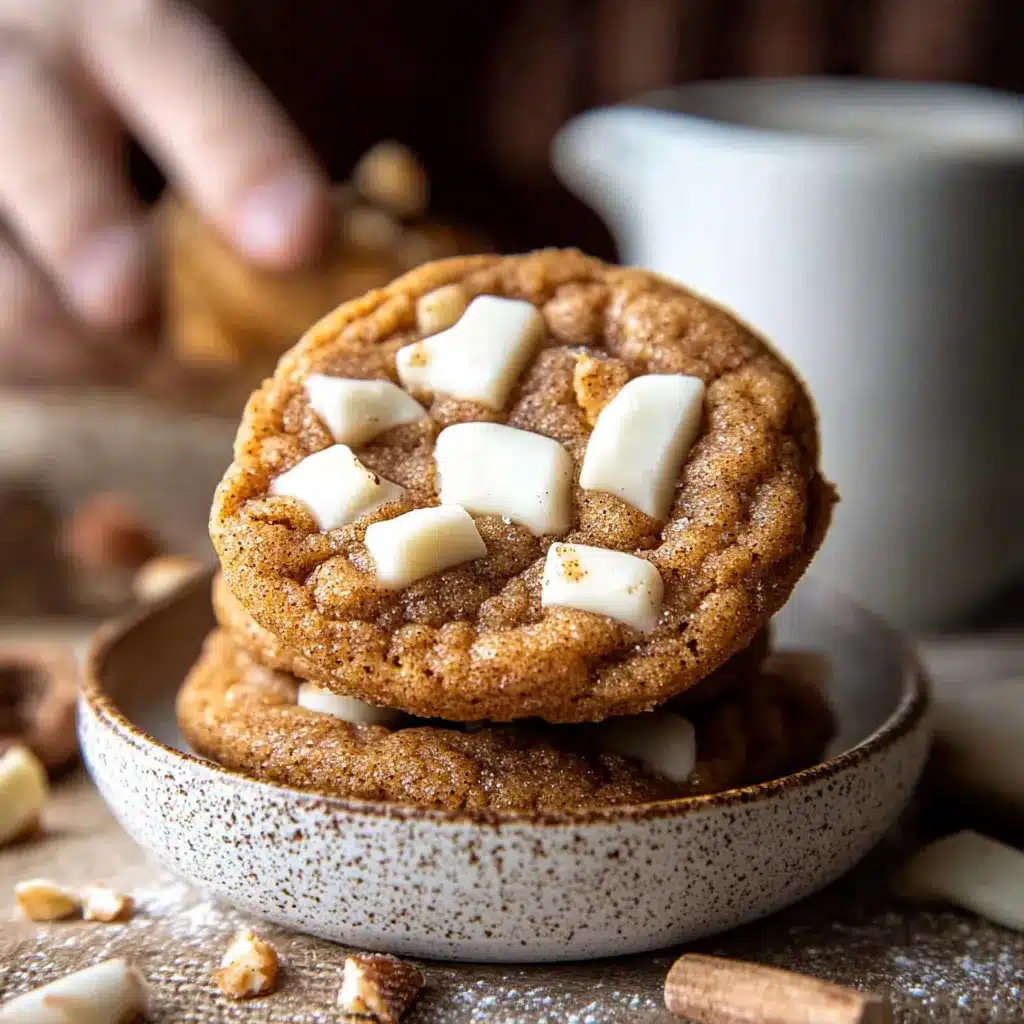 White Chocolate Chai Pumpkin Snickerdoodles