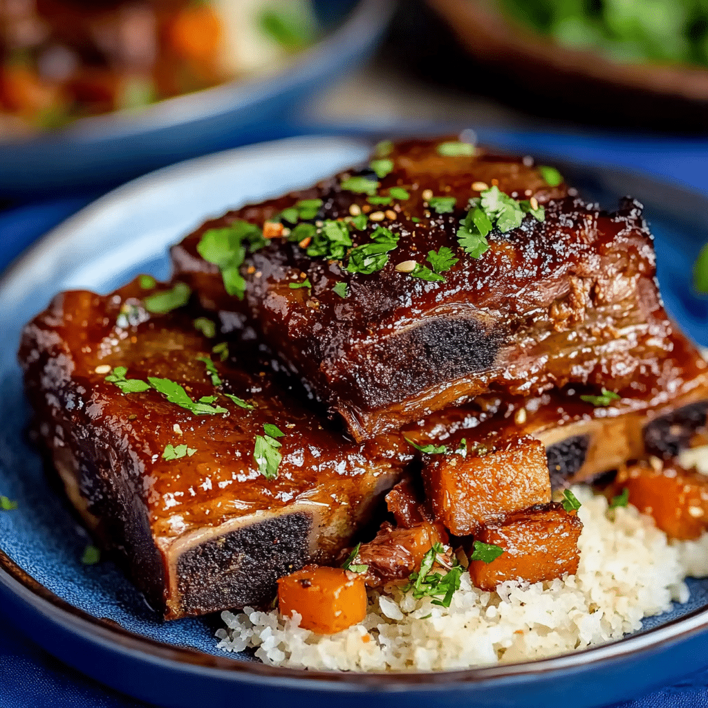 Mouthwatering, Caramelized Asian beef short ribs - bellieskitchen