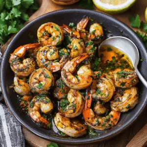 Pan Seared Chimichurri Shrimp