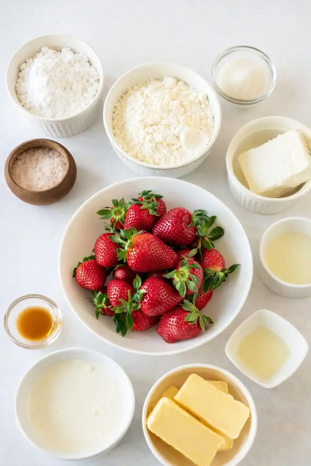 Torta Amanteigada De Morango