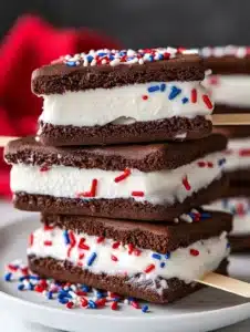Colorful 4th of July desserts featuring red, white, and blue ingredients.