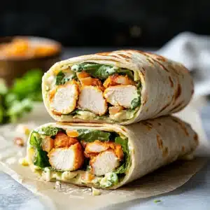 A delicious quick meal served on a plate with fresh ingredients.