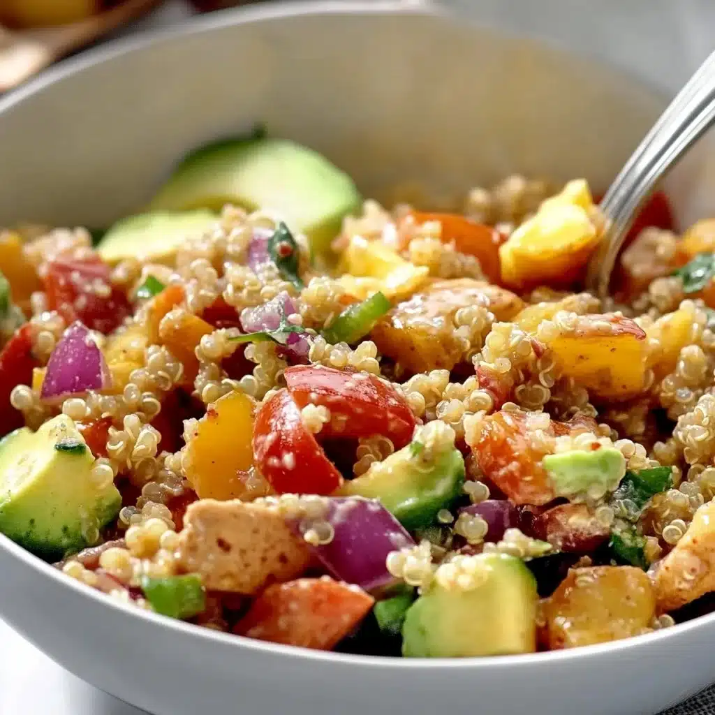 Tasty healthy recipe ingredients and final dish presentation